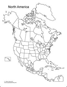 north america printable coloring pages