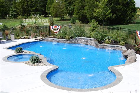 form pool designs swim mor pools spas