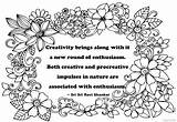 Coloring Pages Quotes Creativity Sri Ravi Shankar Printable sketch template