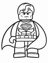 Superhero Legos sketch template