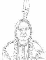 Cherokee Americans Bulls Indianer Adult Coloringhome Powhatan Sheets Malvorlagen Coloriage Línea sketch template