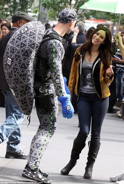 Megan Fox Gets Flirty With Handsome Teenage Mutant Ninja Turtle Co Star