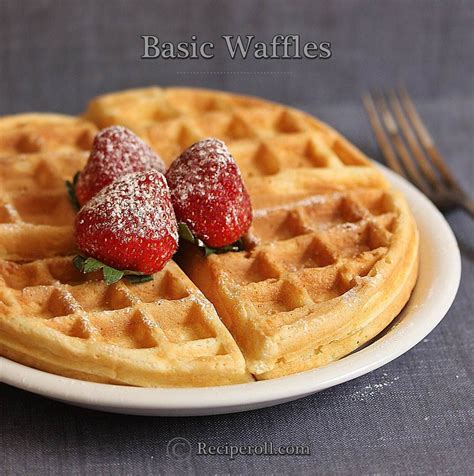 basic waffles    fluffy waffles