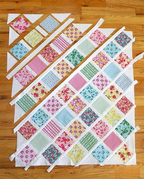 baby lattice quilt pattern layout diary   quilter  quilt