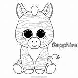 Beanie Boos Xcolorings Leopard Pugsly sketch template
