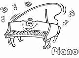 Coloring Pages Piano Music Kids Books Class Themed Colouring Sheets Musical Popular Preschool Gif Clipart sketch template