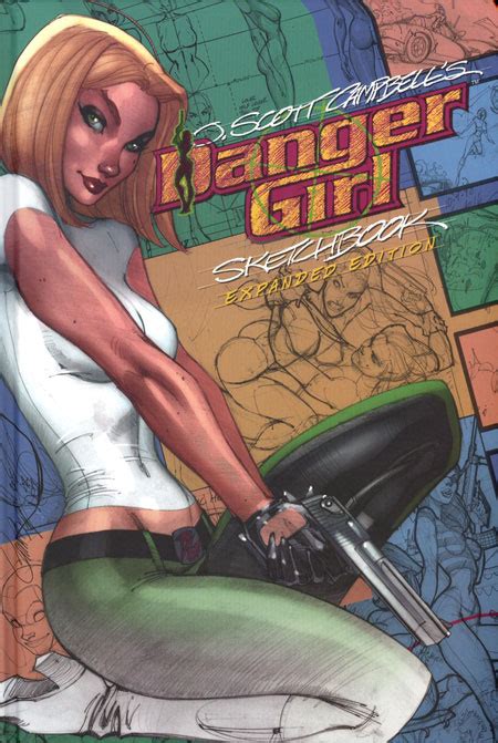 J Scott Campbell Danger Girl Sketchbook Expanded Ed Hc Discount Comic