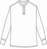 Shirt Henley Drawing Shirts Collar Sleeve Long Men Drawings Casual Alternative Stylish Classic Getdrawings sketch template