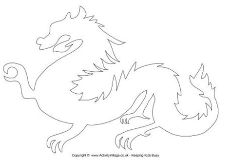 printable chinese dragon templates chinese dragon head pattern