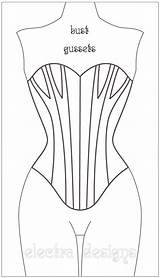 Corset Coloring Pages Template sketch template