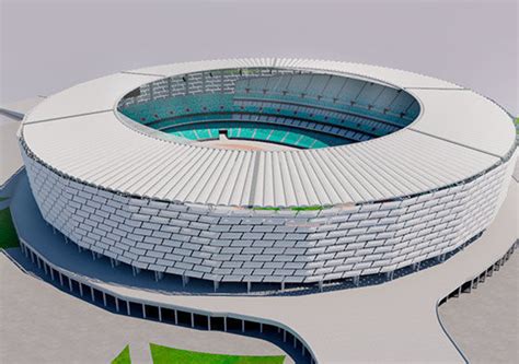baku olympic stadium azerbaijan 3d model cgtrader