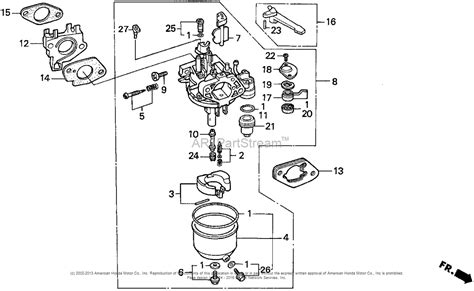 honda engines gx ha engine jpn vin gcab   gcab  parts diagram  carburetor