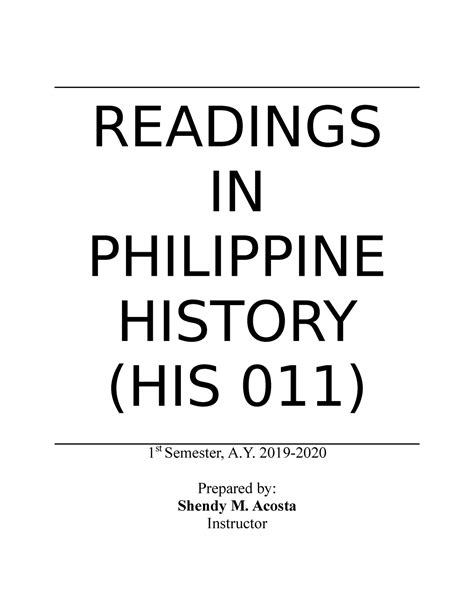 readings  philippine history portfolio readings