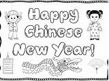 Chinese Year Colouring Happy Pages Different Does Why Look sketch template