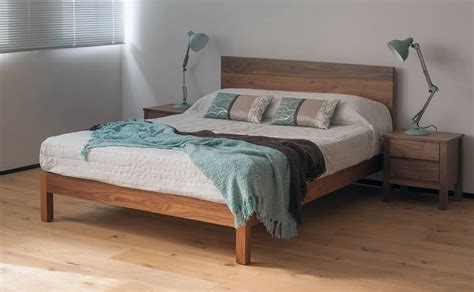 malabar contemporary wooden bed natural bed company