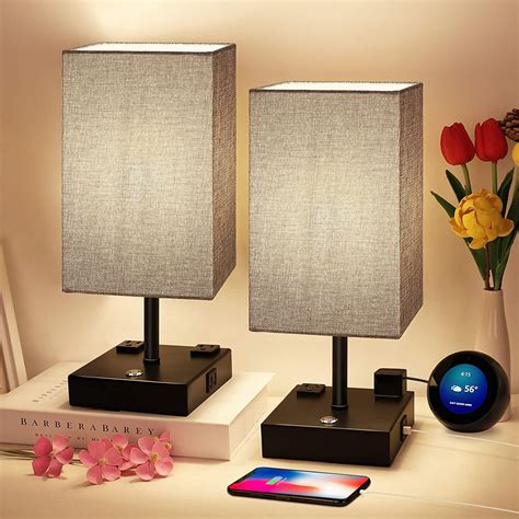 bedside lamp   dimmable touch control table lamp   usb