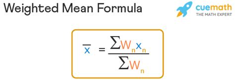 weighted  formula   calculate weighted