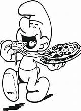 Pizza Steve Coloring Pages Getdrawings Drawing sketch template