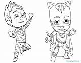 Pj Masks Coloring Pages Catboy Printable Connor Hero Pajama Print Book Boy Mask Color Kids Aka Info Getcolorings sketch template
