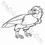 Coloring Harpy Eagle Pages Click sketch template