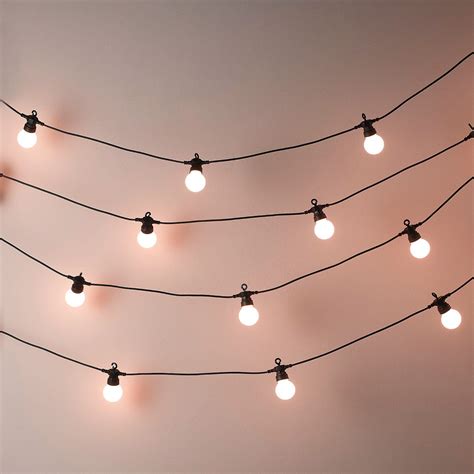 bistro bulb fairy lights  bulbs  white company luces de