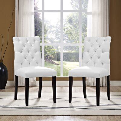 white kitchen dining chairs youll love   wayfair