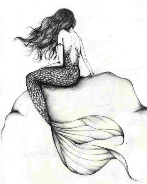 pictures  mermaids drawing  paintingvalleycom explore collection