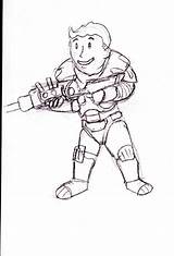 Vault Fallout sketch template