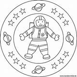 Mandala Astronaut Weltraum Weltall Kindergarten Astronauten Ausmalbilder Ausmalbild Mandalas Jungs Planeten Menschen Raketen Rakete Sterne Astronauta Vorlage Colorir Astronautas Mond sketch template