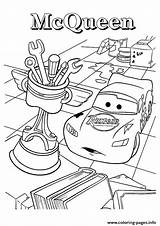 Coloring Mcqueen Lightning Pages Disney A4 Cars Surprised Printable Print Color sketch template