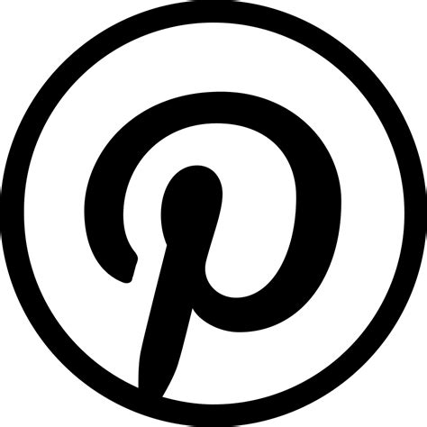 pinterest logo png transparent background    images