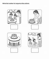 Sequencing Sequence Kindergarten Turtlediary Efl Answer Sakura sketch template