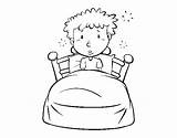 Bambino Letto Menino Lit Coloriages Acolore Objets Colorier sketch template
