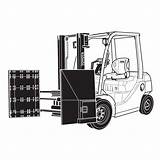 Forklift Clamp Drawing Carton Attachments Lebanon Forklifts Getdrawings Toyota sketch template