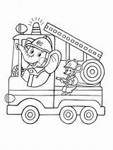 Fire Engine Coloring Pages sketch template