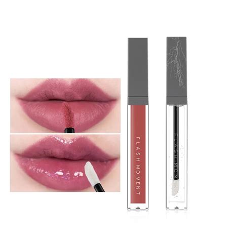 2018 new 16 color matte mist side lip gloss moisturizing moisten glass
