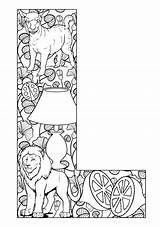 Coloring Alphabet Pages Adult Getcolorings Printable Adults sketch template