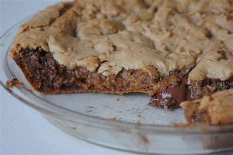 The Nutella Stuffed Brown Butter Blondie Pie With Major Sex Appeal