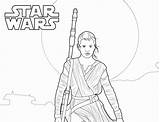 Coloring Jedi Pages Wars Star Last sketch template