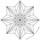 Geometric Pages Coloring Star Mandala Shapes Hubpages Designs Stars Sheets Pattern Simple Adult Drawing Pointed Choose Board sketch template