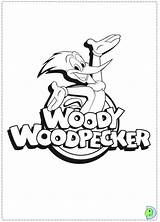 Woody Woodpecker Coloring Pages Color Print Dinokids Getcolorings Col Close Getdrawings sketch template