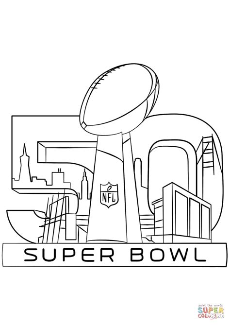super bowl coloring pages  getcoloringscom  printable