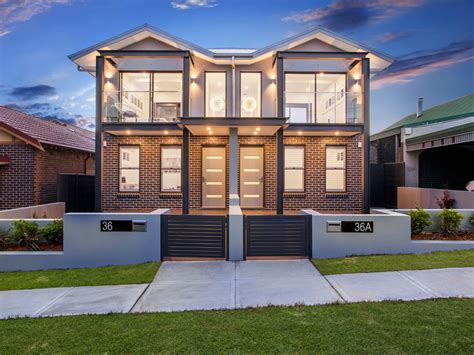 concord duplex contemporary exterior sydney  zenith homes houzz