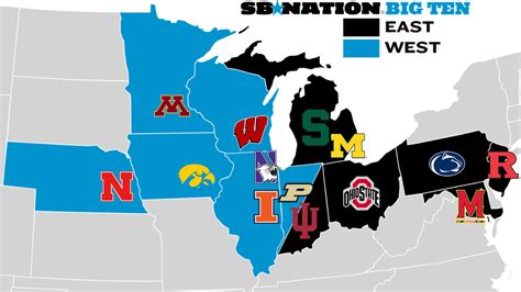 big ten football s new divisional power balance lessons from the sec