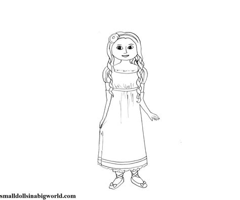 ideas  american girl caroline coloring pages