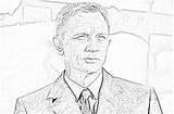 Bond James Coloring Pages Craig Daniel Part Filminspector Actors Remains Date sketch template