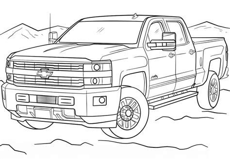coloring pages chevrolet printable  kids adults