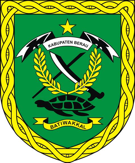 logo kabupaten berau kumpulan logo indonesia