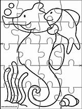 Printable Puzzles Coloring Jigsaw Cut Kids Pages Preschool Colouring Animals Activities Printables Websincloud Choose Board Paper sketch template