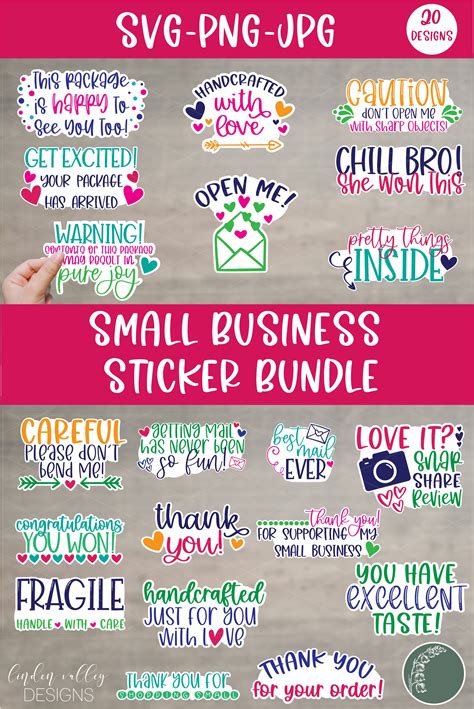 small business sticker bundle  png packaging stickers